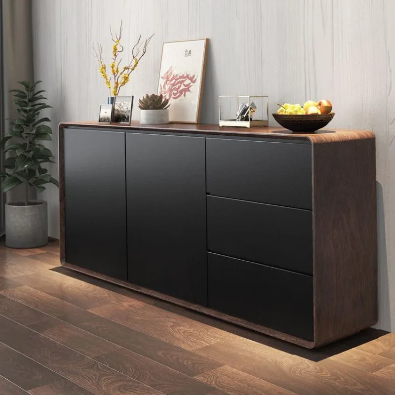 

Living Room Sideboard Cabinet Integrated Wall Tea Entrance Nordic New Large Capacity Storage Chest of Drawers