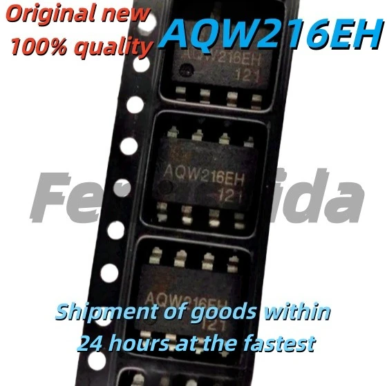 5PCS Brand New Original AQW216EH SOP8 AQW216A Photoelectric Coupling Chip, Optical Isolator, Optocoupler