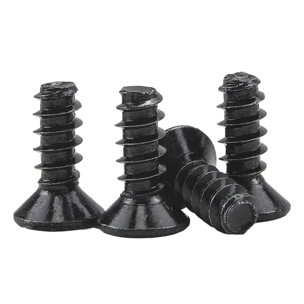 Torx Recessed Countersunk Head Self-tapping Flat Tail Screw Black Stainless Steel M2 M2.3 M2.6 M3 M4 Star Drive Flat Mini Screw