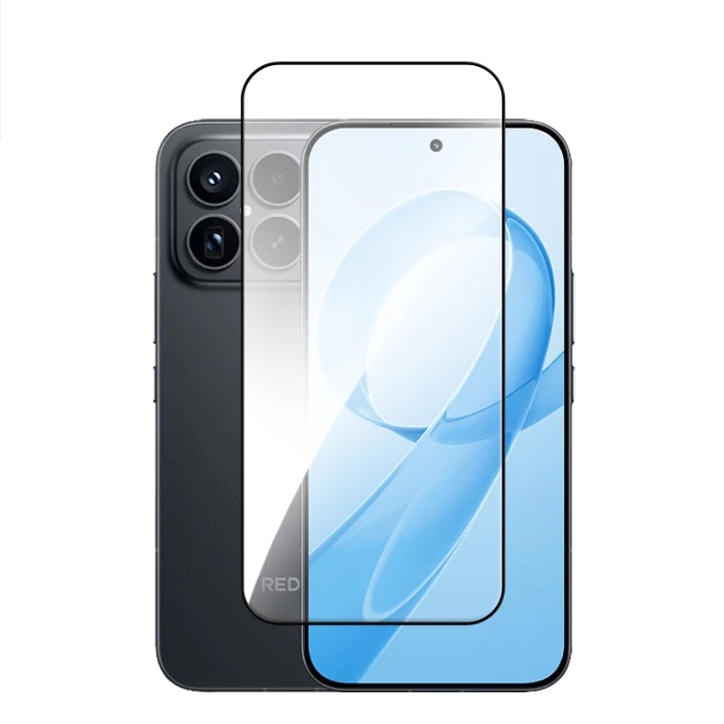 6in1 لـ Redmi K90 Pro Max Glass لـ Redmi K90 الزجاج المقسى 2.5D غطاء كامل واقي للشاشة الغراء لفيلم Redmi K90 Pro Max