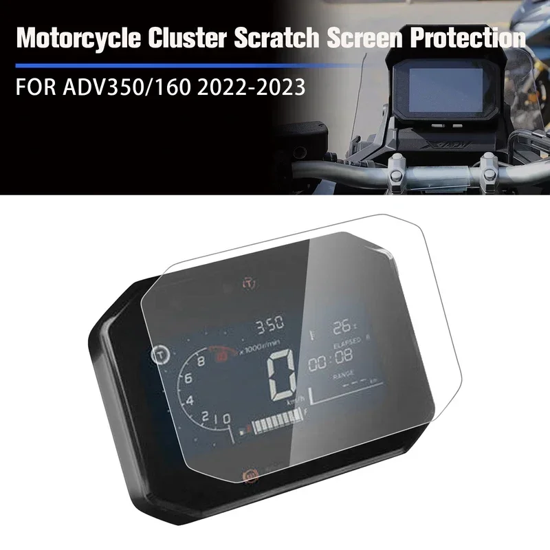 

For Honda ADV 350 160 ADV350 2022 2023 Motorcycle Accessories Speedometer Guard Scratch Cluster Screen Protection Film Protector