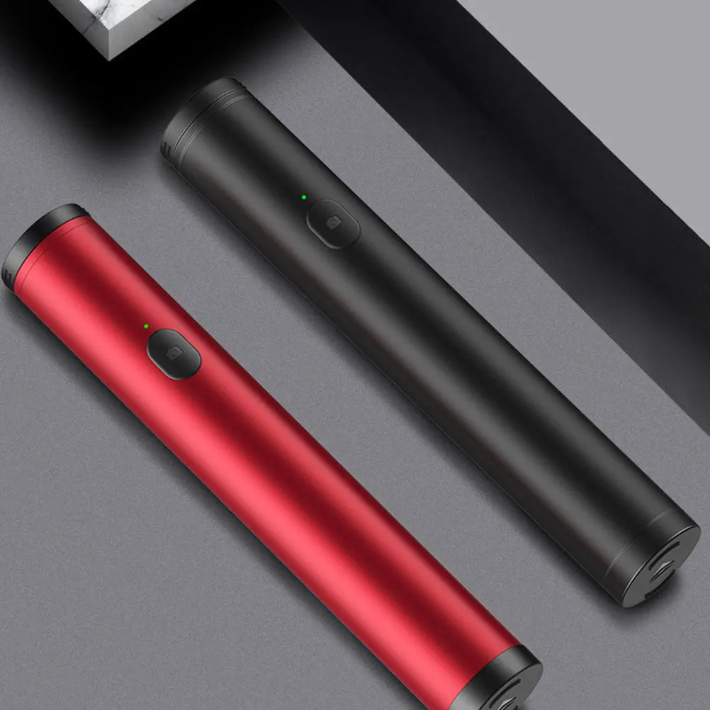 عصا سيلفي صغيرة محمولة مقاس 165 سم وجهاز تحكم عن بعد لاسلكي قابل للتمديد الكل في واحد لمعظم الهواتف الذكية عصا سيلفي سوداء #3