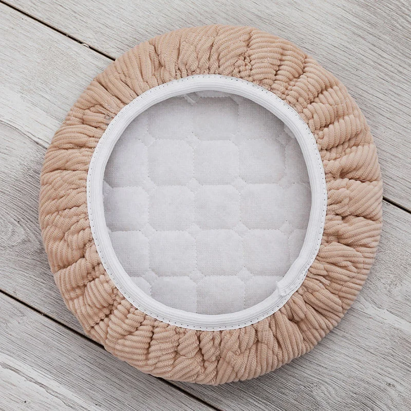 

Круглый стул, наволочка, бархатный чехол, утолщенная круглая зимняя теплая подушка из хлопка, удобная для всех сезонов, отелей и