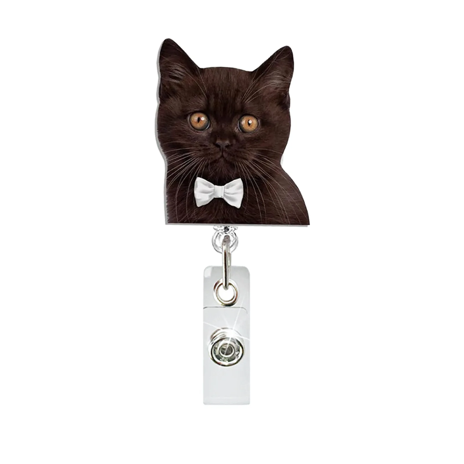 Badge Reel Non Toxic Alligator Clip Badge Holder Retractable Badge Reel Unique For Nurse  Student