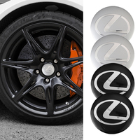 4Pcs 56mm Car Emblem Wheel Center Hub Cap Stickers Accessories For Lexus LS LC RZ IS350 ES300 GS350 CT200h GX460 LX570 RX500h NX