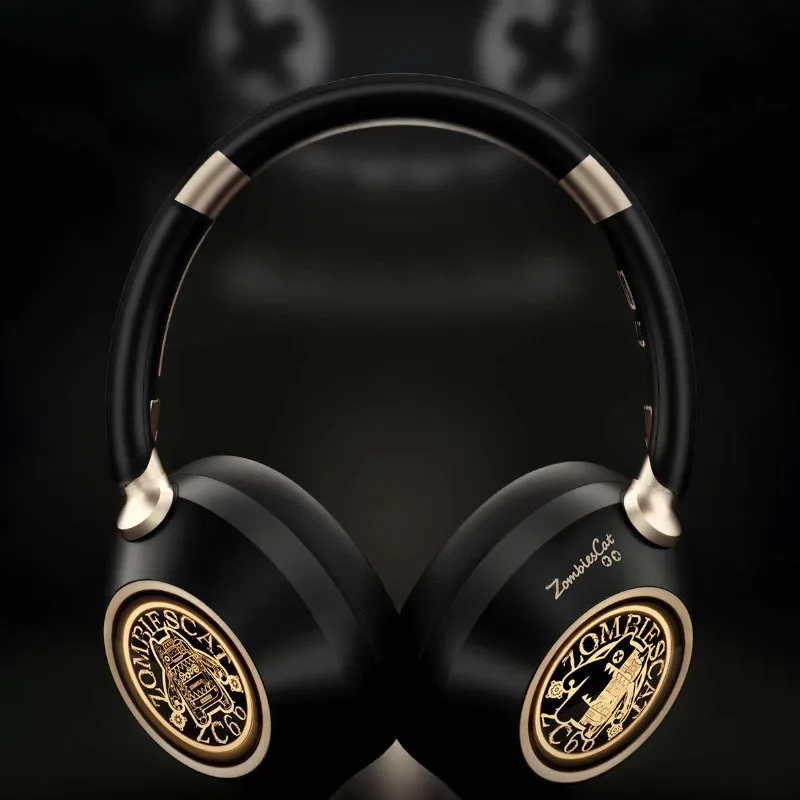 

Zombies Cat S8 ANC Wireless Bluetooth Over-Ear Headphones Dual Mode Gaming HiFi Stereo Sound Foldable Portable Headset