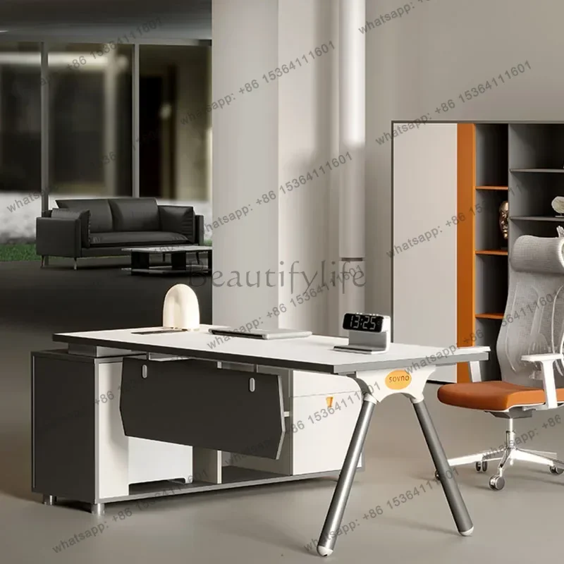 LD Postmodern Office Desk Workshop Table Office Work Study Furniture Room Supplies Accessories Design Escrivaninha