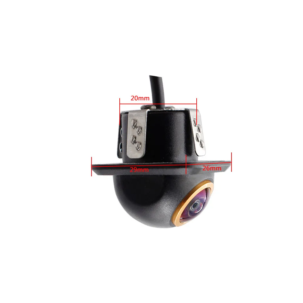 Smartour AHD 180 degree Fisheye Lens Car Rear Side front View Camera Wide Angle Reversing Backup Camera Night Vision Waterproof