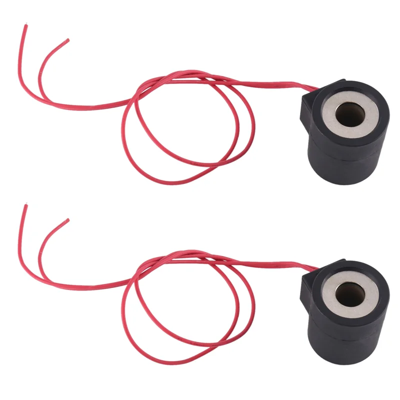 2x 6352012 bobina de válvula solenóide 12v dc 18 & cuot fio leva tamanho 10 para haste da válvula hydraforce 10 12 16 38 58 séries