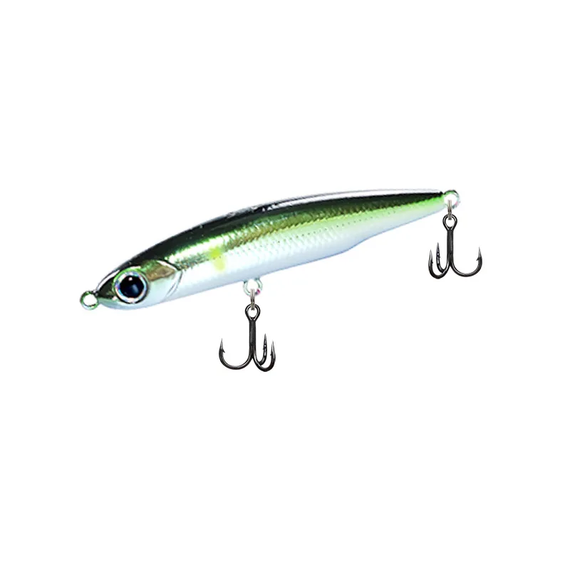 1 pacote de 5 peças iscas biônicas, lentos afundando iscas falsas, roadrunners