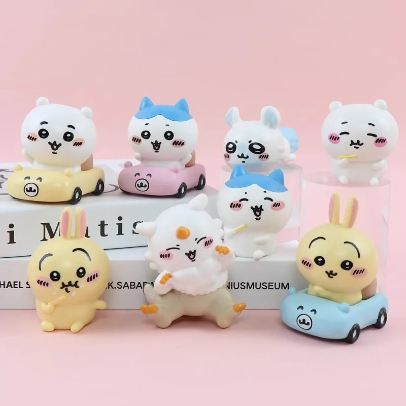 Chiikawa Blind Box  Eating Self-mockery Bear Blind Box Mocking Bear Usachi Yiikawa Car Decorations Figure Room Holiday Gift Toys