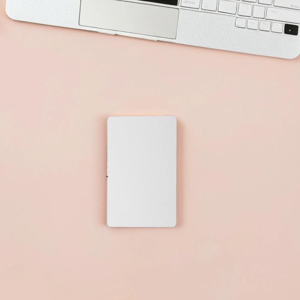 20 Pcs Metal Business Card Identity Cards Engraved Visiting Blank Name Sublimation for Printing Projects