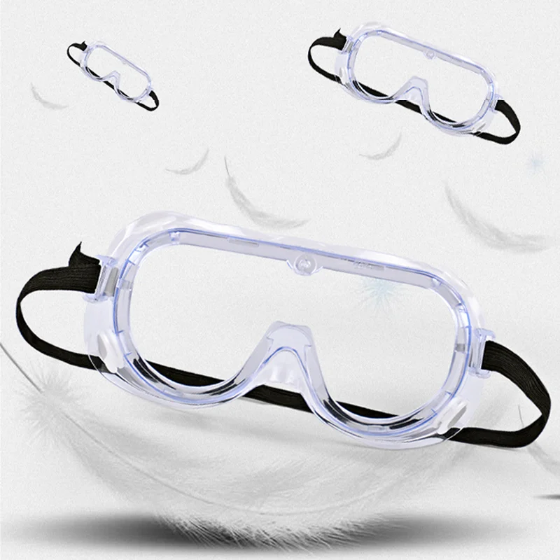 1pc Premium Safety Goggles - Anti-Fog, Splashproof, Dustproof, Windproof, and Transparent Lenses for Laboratory, Industrial