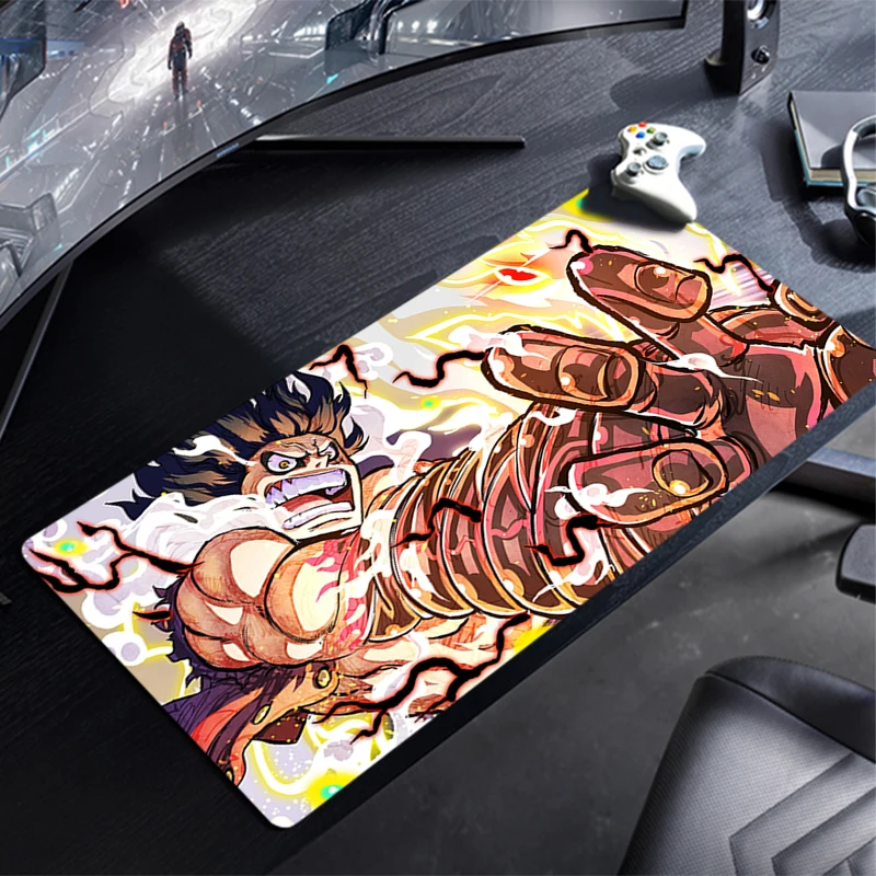 Mouse Pad One Piece Anime Gamer PC Computer Large 900x400 XXL Desk Mat Keyboard Anime Gaming Accessories Mousepad Carpet view 2