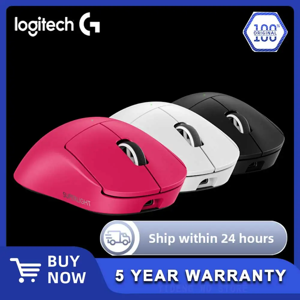 

Беспроводная игровая мышь Logitech G PRO X Superlight 2 DEX, правая мышь pro-класса 60 г с 5 программируемыми кнопками