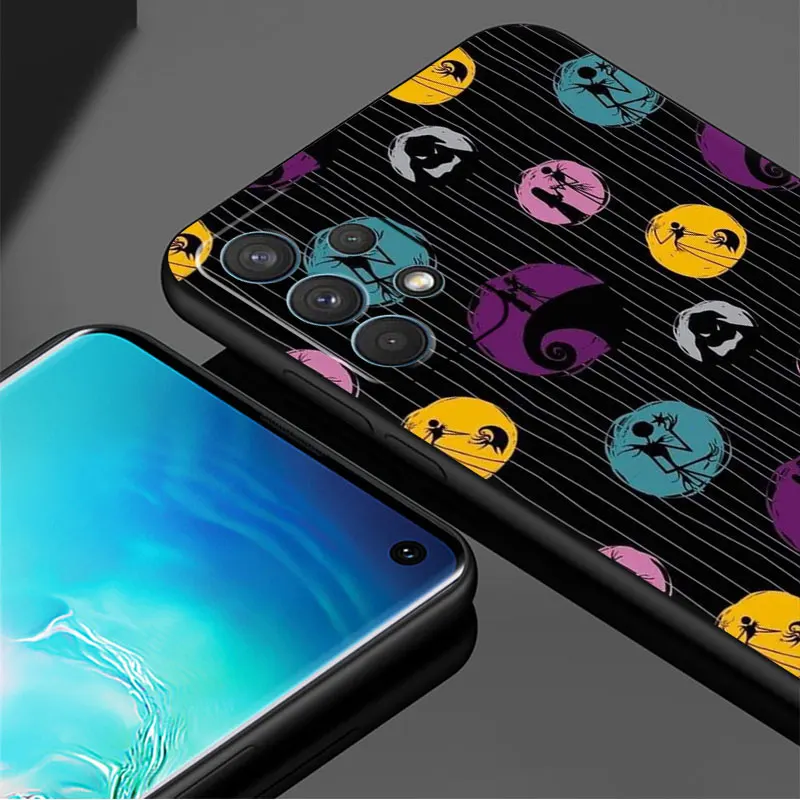 Cover For Samsung Galaxy A52 A12 A51 A71 A32 A21s A22 A53 A23 A13 A14 A15 A54 A33 A24 A72 A25 Phone Case Disney Jack Skellington