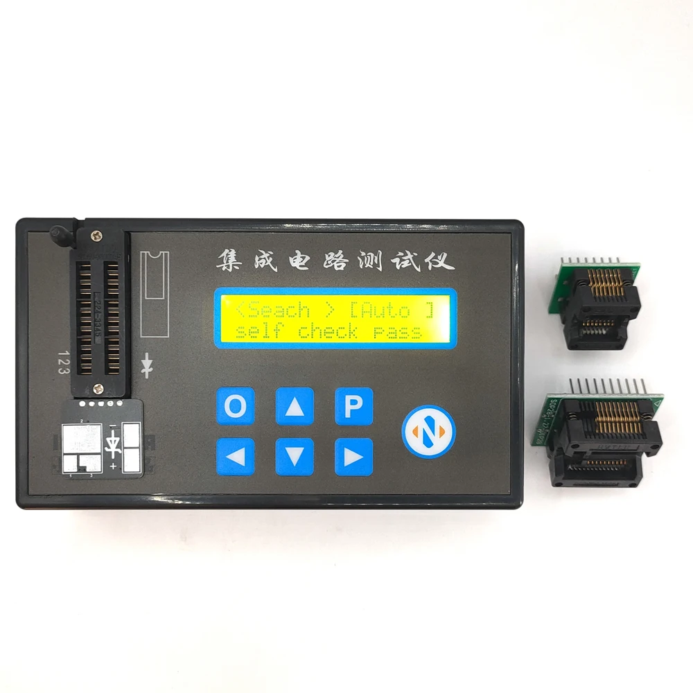 Handheld Rechargeable LED Integrated Circuit Tester Multifunction Transistor Diode Triode Digital Transistor Integrated Detector