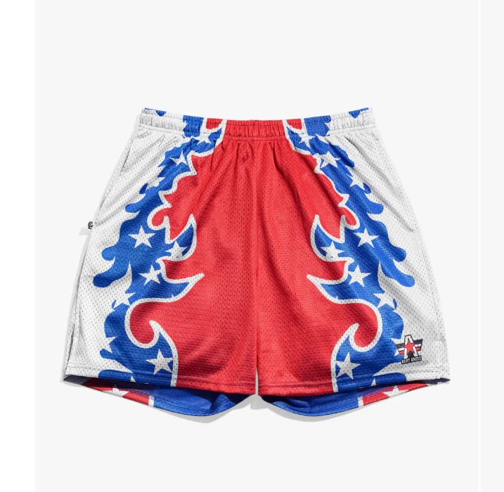 

Мужские баскетбольные шорты из сетки в стиле ретро Kurt Angle Y2K, оверсайз, быстросохнущие, для повседневной носки и тренировок, новинка 2026 года