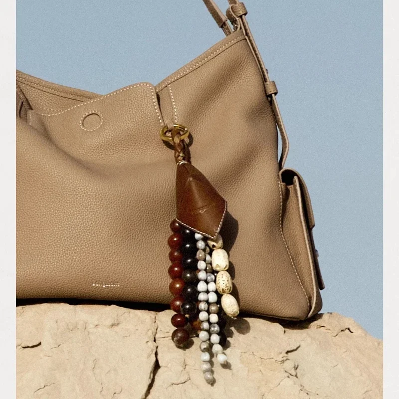 Songmont bag hanger Lianyou type natural lotus seed string for new Chinese-style bag hanger accessories