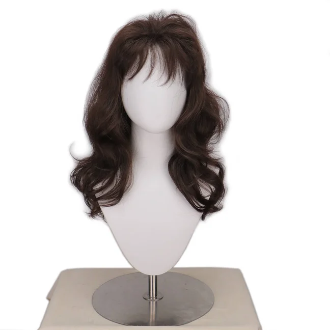 70s Wig for Women Long Wavy Feathered Disco Wig Vintage Natural Synthetic Wigs for Halloween Costume Parties Concerts Cosplay