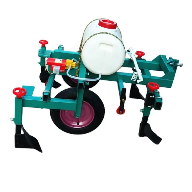 Vegetable Watermelon Ridging and Laminating Machine Film Mulch Applicator Plastic Mulch Laying Pesticide Spray Machine