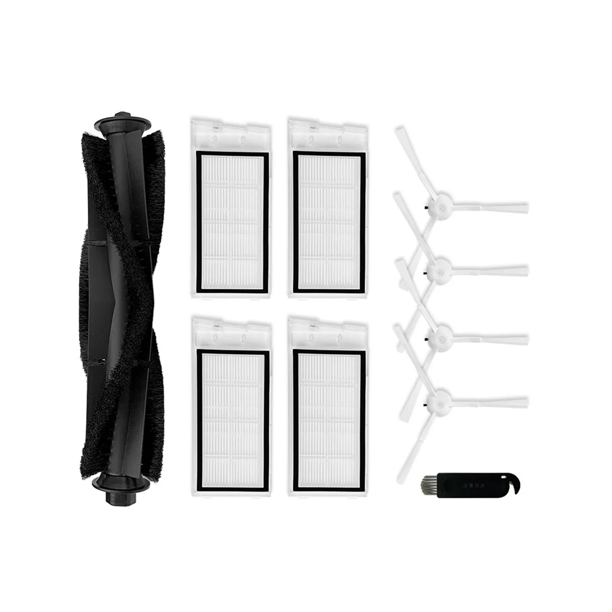 For XCLEA H30 Plus / H40 Plus Robot Vacuum Cleaner Replacement Spare Parts Main Side Brush Hepa Filter