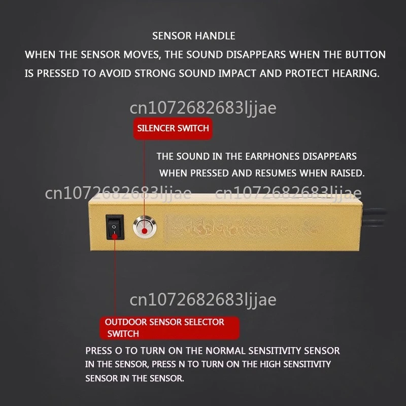 

F999E tap water pipe fire water pipe indoor floor heating leakage detector high-precision leak listening instrument