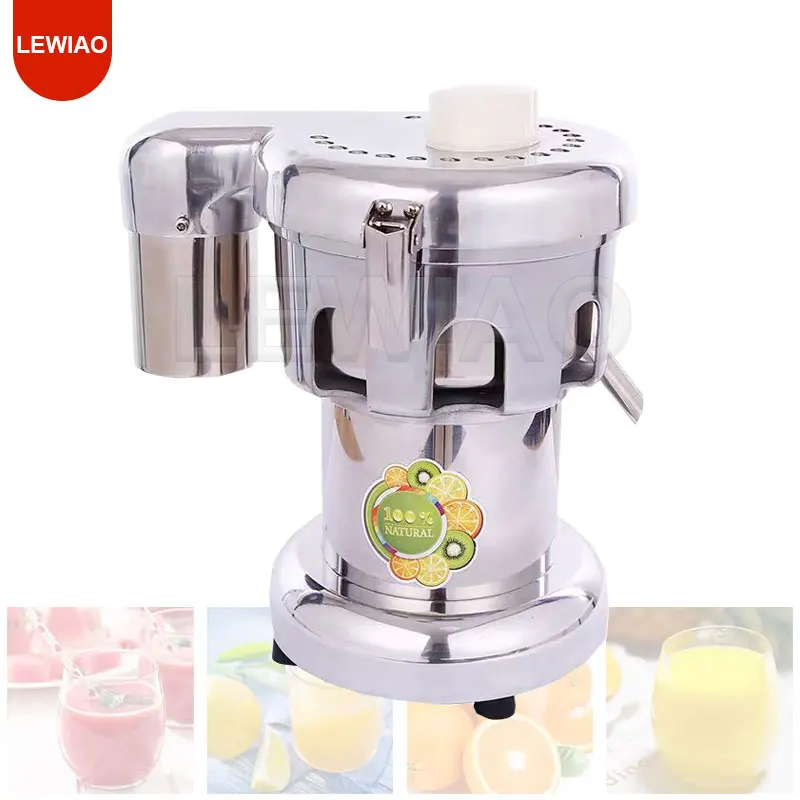 Commercial Orange Electric Juicer Machine Extractor Stainless Steel Fruit Vegetable Press Juice Squeezer