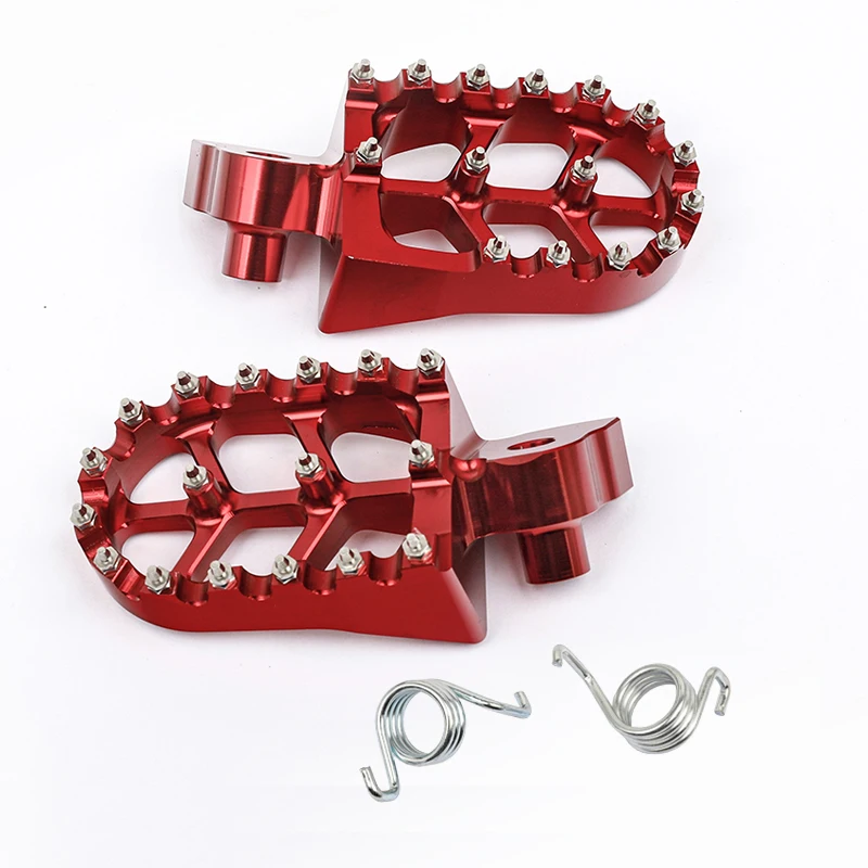 Motorcycle Wide Foot Pegs FootRest Footpegs Rests Pedals For Suzuki DRZ400S DRZ400SM DRZ 400S 400SM 2000-2021 Aluminum