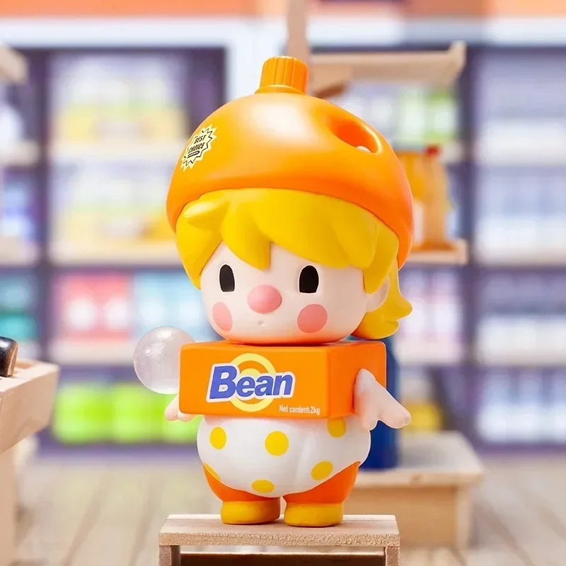 

POP MART Sweet Bean Supermarket Series 2, слепая коробка - милая загадочная аниме-фигурка, игрушка, кукла, украшения, подарок, сумка Caja Ciega Guess