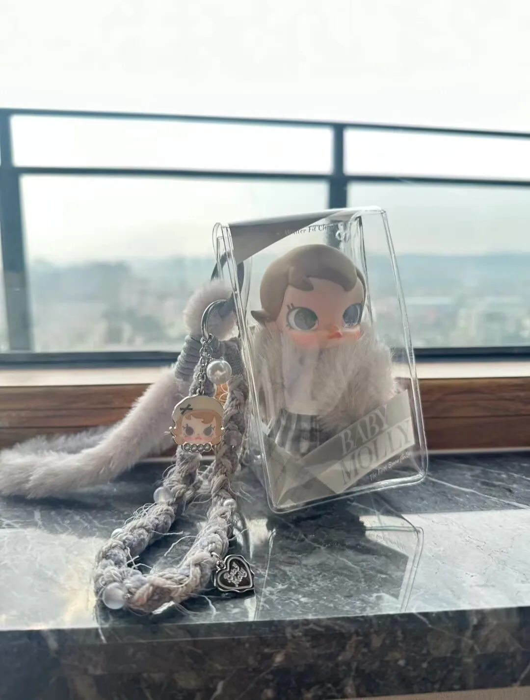 

POPMART Baby Molly Winter Fit Check Kawaii Anime Action Figure Blind Box - Surprise Mystery Collectible Doll for Girls