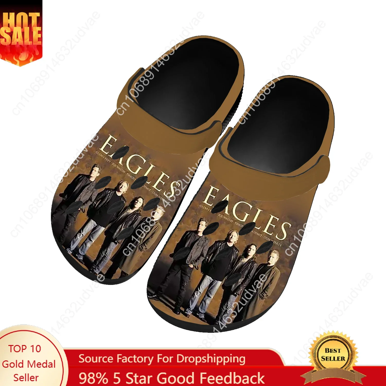 E-Eagles Water Shoes Mens Womens High Quality Fashion Home Garden Clogs Customizd Sandals Beach Breathable Hole Slippers