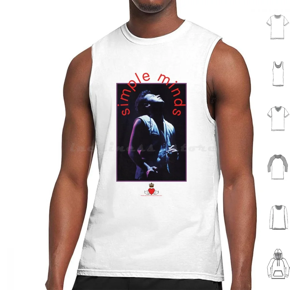 

Simple Minds-Verona Tank Tops Print Cotton Simple Minds Jim Kerr Charlie Burchill Street Fighting Years Dont You Forget