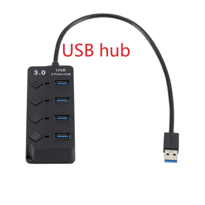 Simple and Elegant USB / Type C Hub with 3 USB 2.0 Ports and 1 USB Port and Wide Compatibility for Different Users H8WD