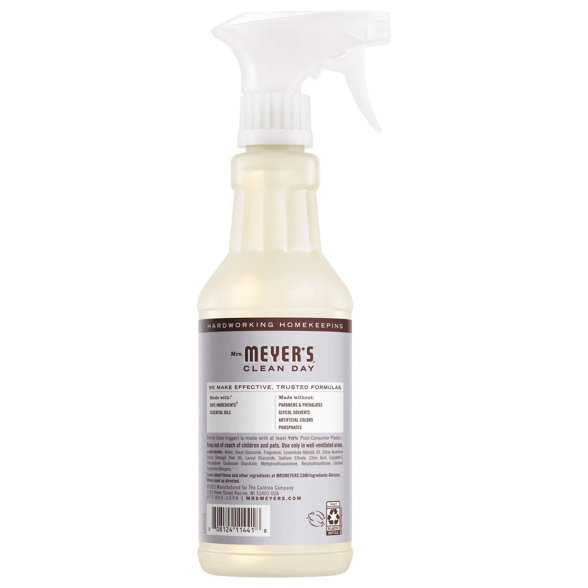 Lavender Multi-Surface Everyday Cleaner Spray Bottle, Plant-Derived Formula For Kitchen Home Fresh Cleaning