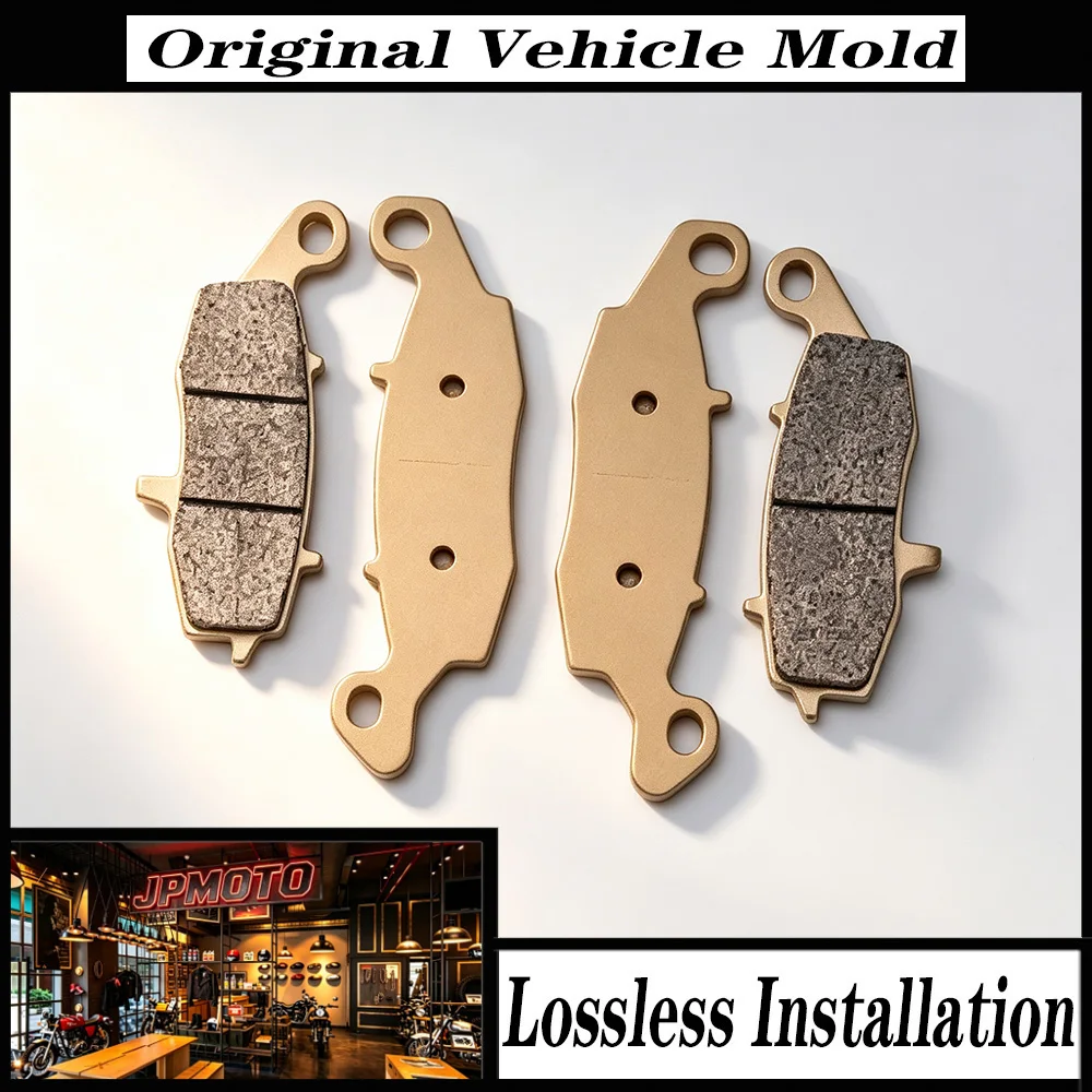For Kawasaki VN800 VN 800 Drifter VN900 VN 900 Vulcan Classic LT Custom 1999-2014 Motorcycle Brake Pads Copper Sintered Kit