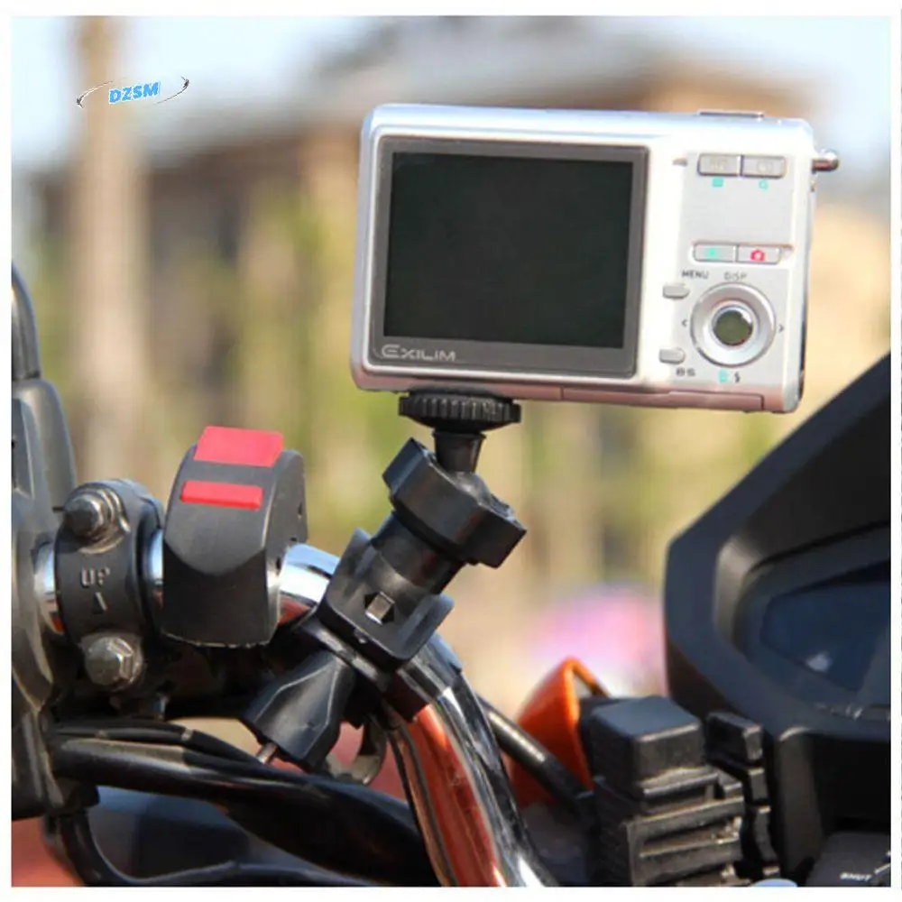 

Hot Sale Convenient Camera Accessory Useful Bike Motorcycle Black Bracket Sport Camera Holder Handlebar Mount Stand