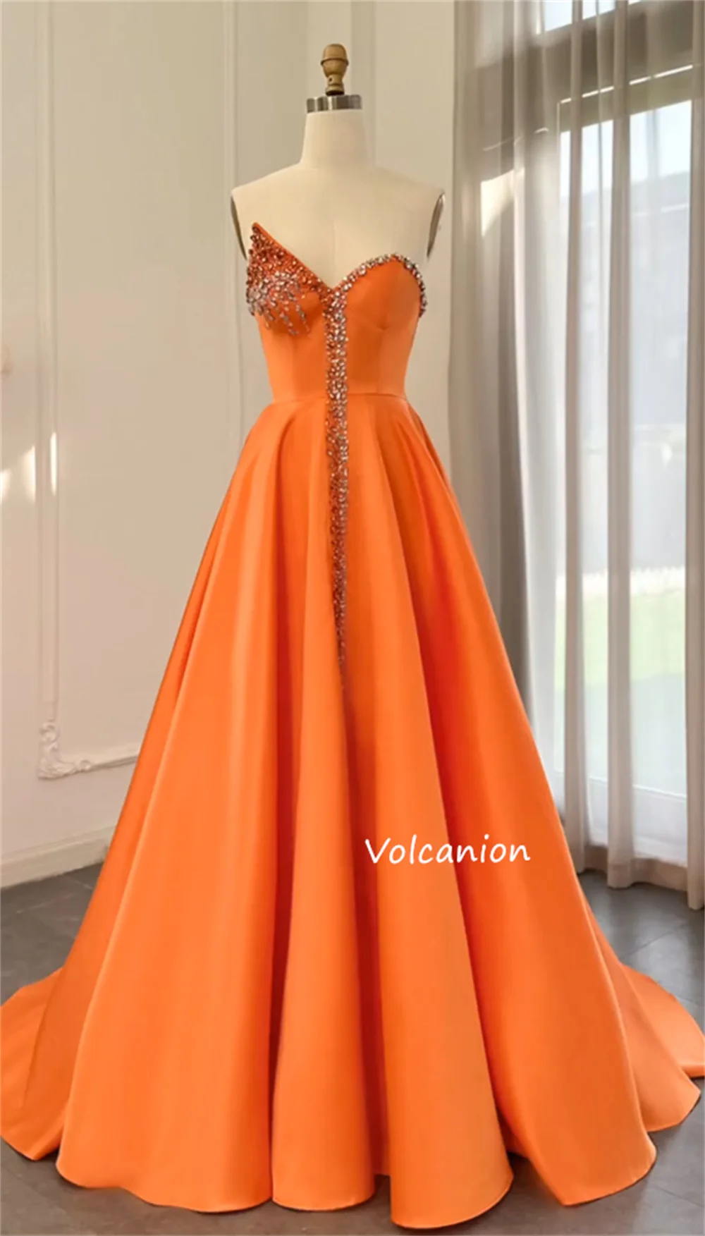 Charmeuse personalizado lantejoulas miçangas querida a linha vestidos longos sob medida ocasião requintado brilho formal noite