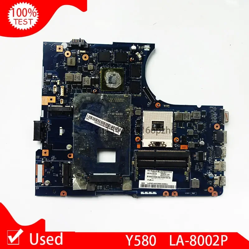 Used For Lenovo Y580 Y580N Notebook Motherboard QIWY4 LA-8002P PGA989