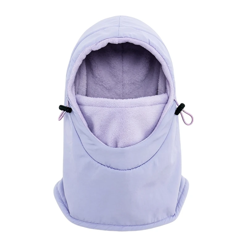 Kids Soft Lined Balaclava with Adjustable Face Opening for Winter Head Neck Coverage and Cold Weather Outdoor Wear A2UB