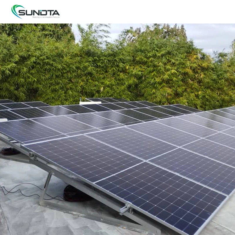 23.0% Efficiency 585W-595W N-Type Bifacial Solar Panel Double Glass High Yield PV Module for Utility Power Plant