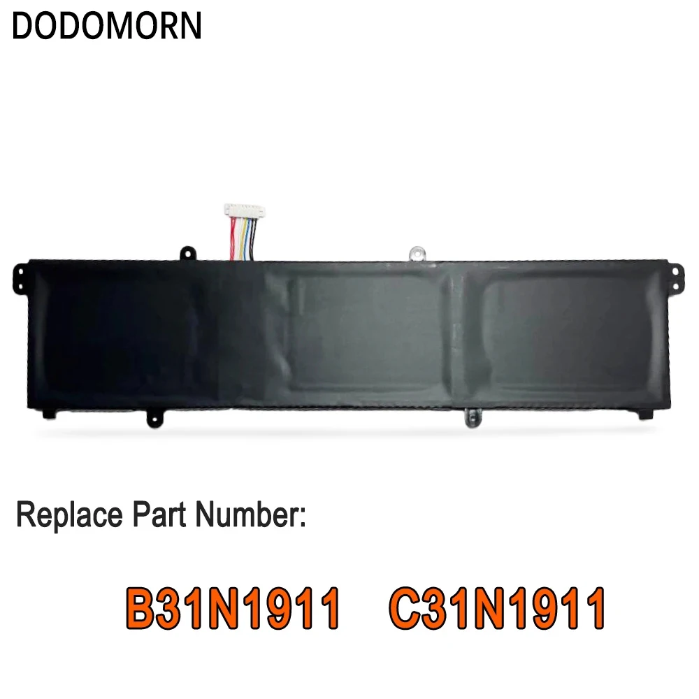 DODOMORN B31N1911 C31N1911 Laptop Battery For ASUS VivoBook Flip TP470EA TP470EZ TM420IA Series 42Wh High Quality