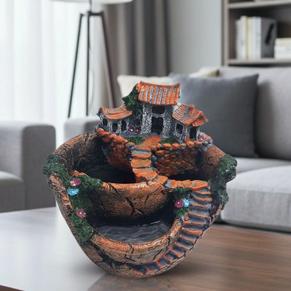 

Винтажный многофункциональный декоративный горшок для суккулентов из смолы, кашпо для микроландшафта