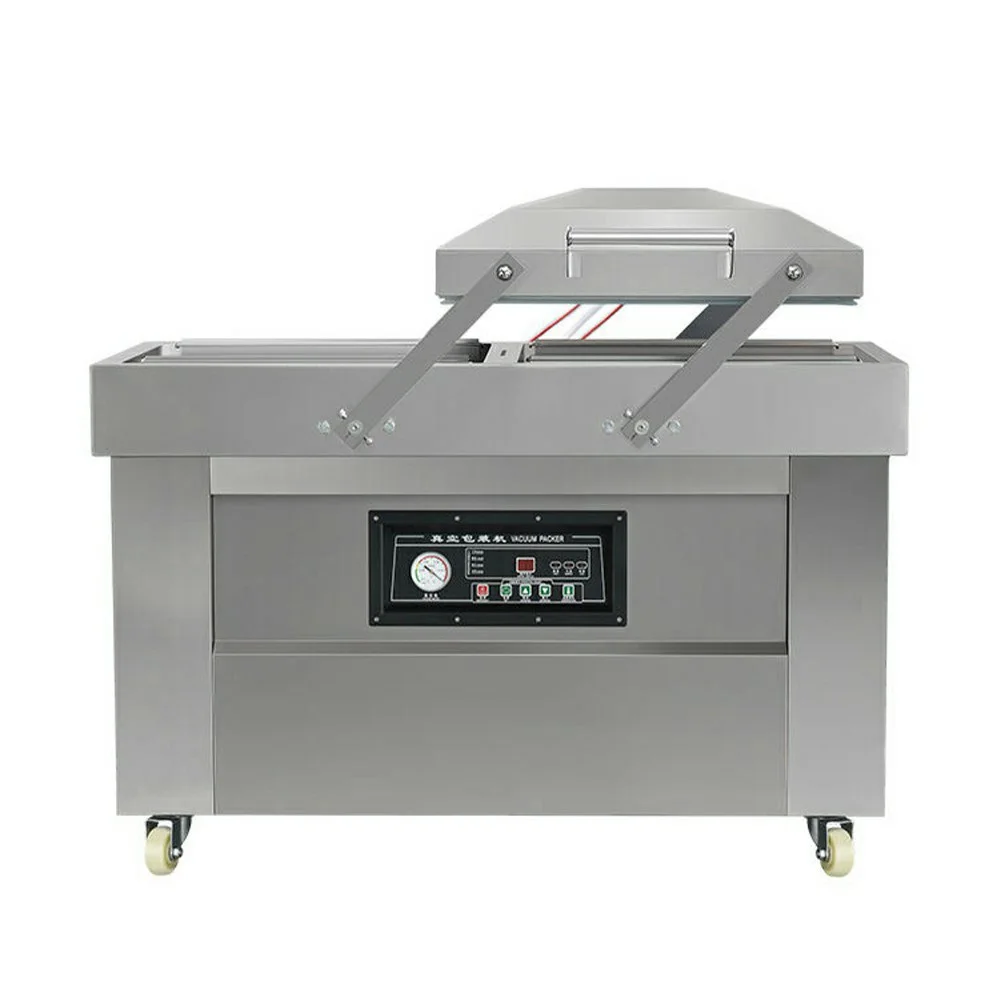 

DZ-500T Double Chamber Groove Electric Stainless Steel Vacuum Large Capacity Commercial Semi-Automatic Sealing Paper Commodity