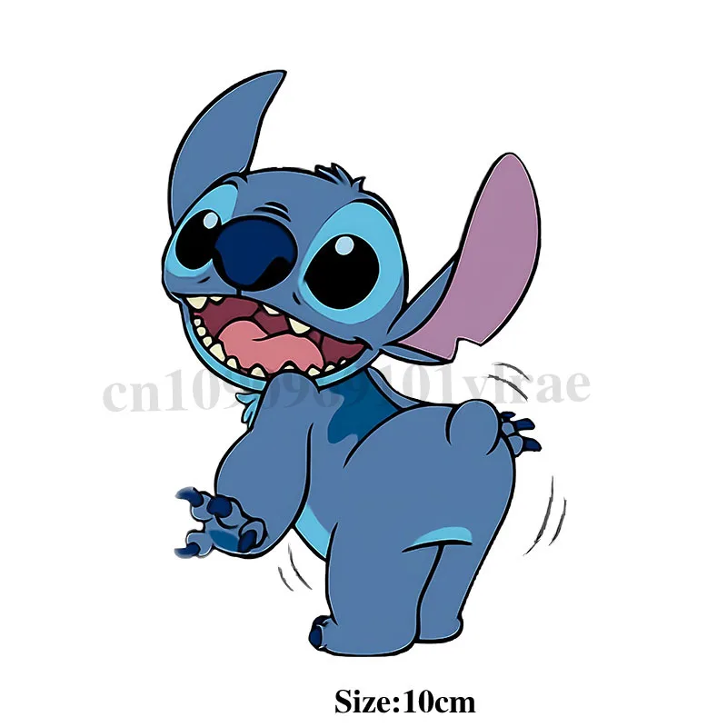 Kawaii Stitch UV DTF Transfer Sticker for Water Bottle Coffee Cup Milk Mug Wraps Decor Stitch Disney UV DTF Transfer Stickers