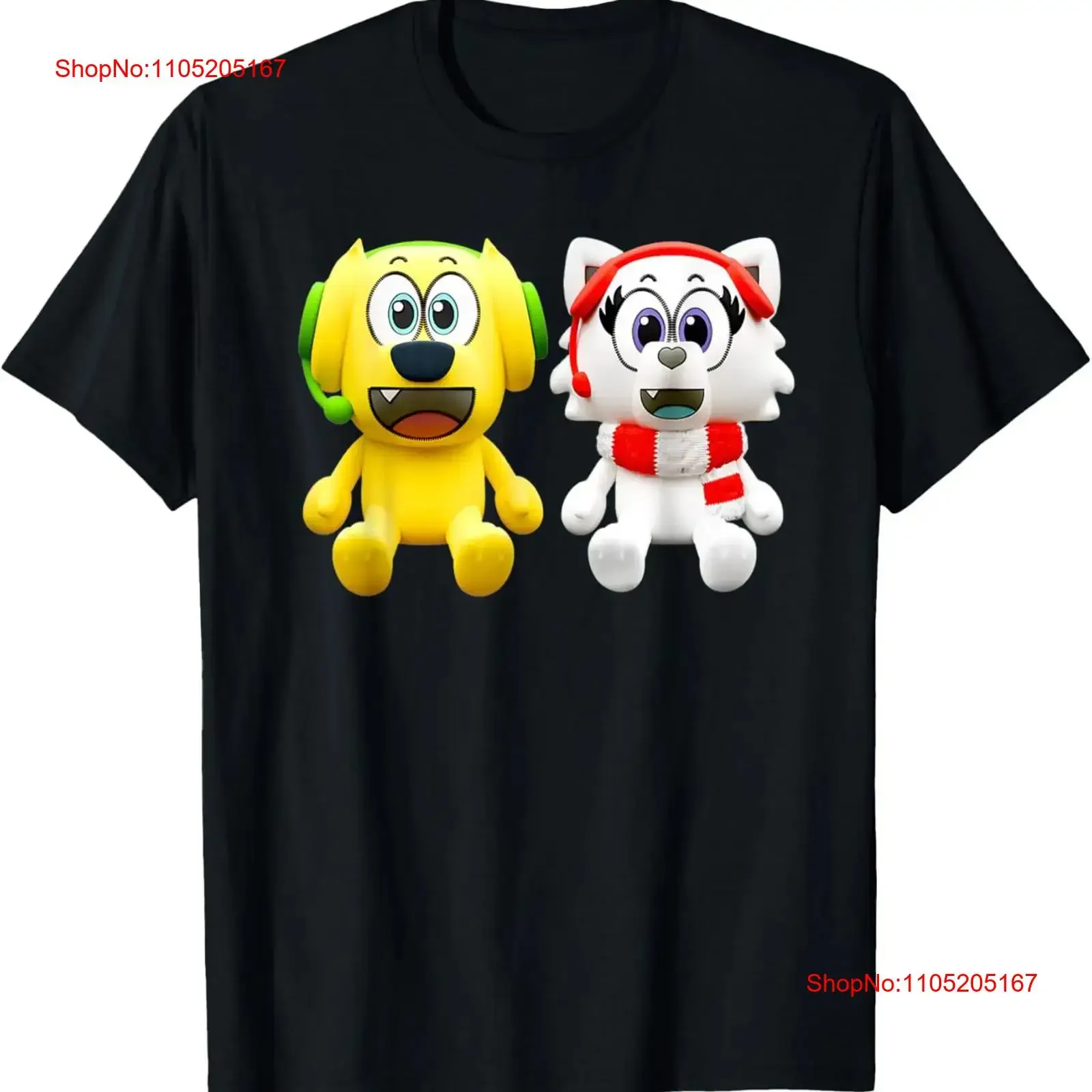 Tyler And Snowi Plush Lovers Cute Birthday Decoration Kids T Shirt  vintage Washed Top For Everyday Wear homme Unisex Versatile