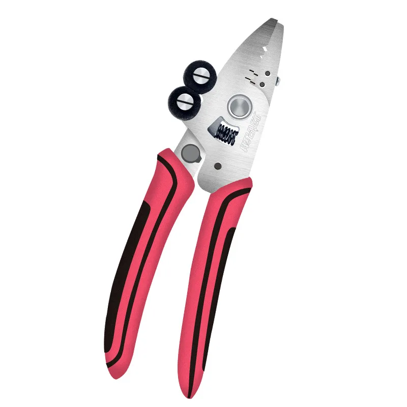 

SIGNAL FIRE ZSQ-08 8 in 1 Optical Fiber Stripper FTTH Multifuntion Tools with Miller Clamp Wire Stripping Pliers Scissors