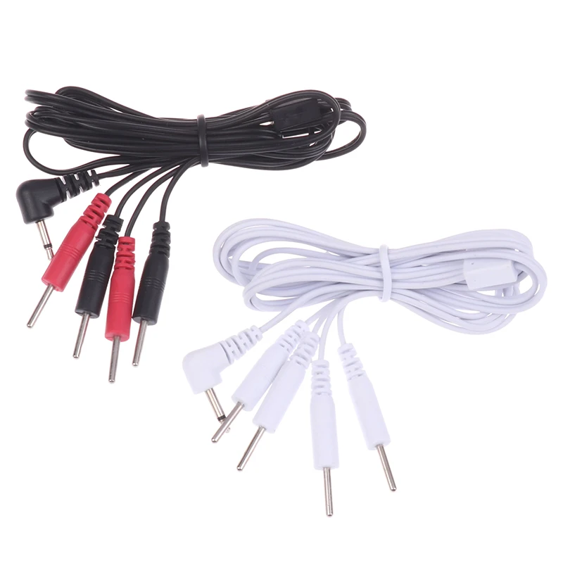 

4 Pins Head 2.5mm Plug Type Electrode Cable Line Wire For Tens Acupuncture Electrical Nerve Muscle Stimulator