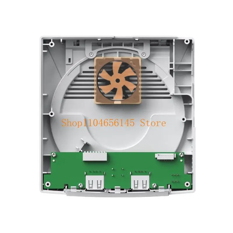 

5asd Quick Installation Portable Dream Case with Cooling Fan for Pi 5 TF Card Slot Ports Advanced Cooling System