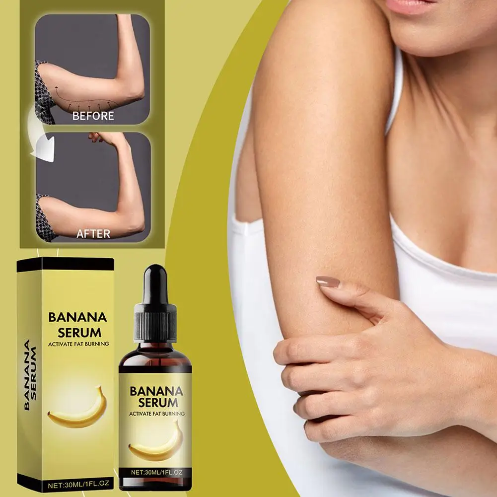 Nuovo 30ML Banana Body Shaping rassodante massaggio perdita essenziale addome Cellulite peso vita Anti essenza scolpire dimagrante Y9W2